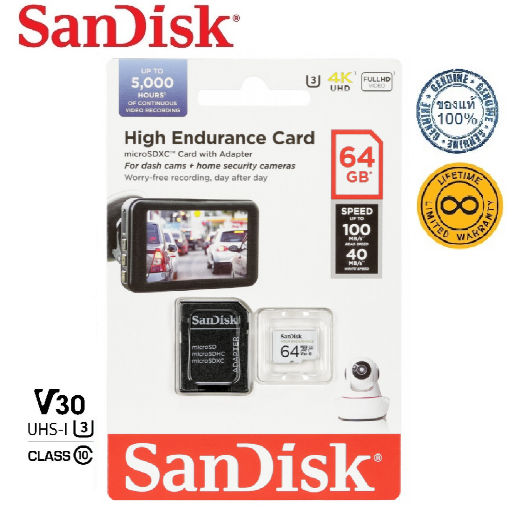 SanDisk 64GB High Endurance Micro SDXC