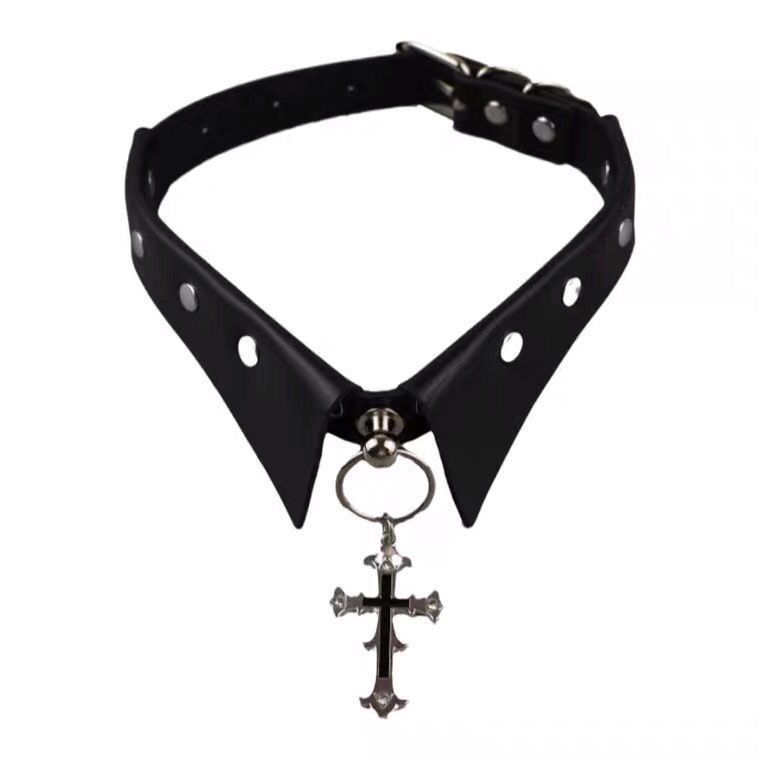 พร้อมส่งด่วนจากกรุงเทพ โชคเกอร์ปลอกคอ แนวโกธิค วินเทจ พังก์ สร้อยคอเท่ๆ choker หนังเทียมคุณภาพดี ราคา ถูกที่สุด ดีลบีเคเค แกลเลอรีภาพที่ 6