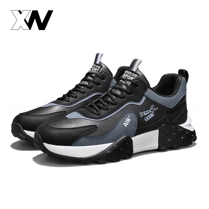 XWbrand  ใหม่มาก รองเท้าผ้าใบแฟชั่นผู้ชาย งานดีสีสวย ลวดลายนำเทรนด์ ทันสมัยมาก งานสวยทุกสี  พิกัดในตะกร้าเลยจ้า