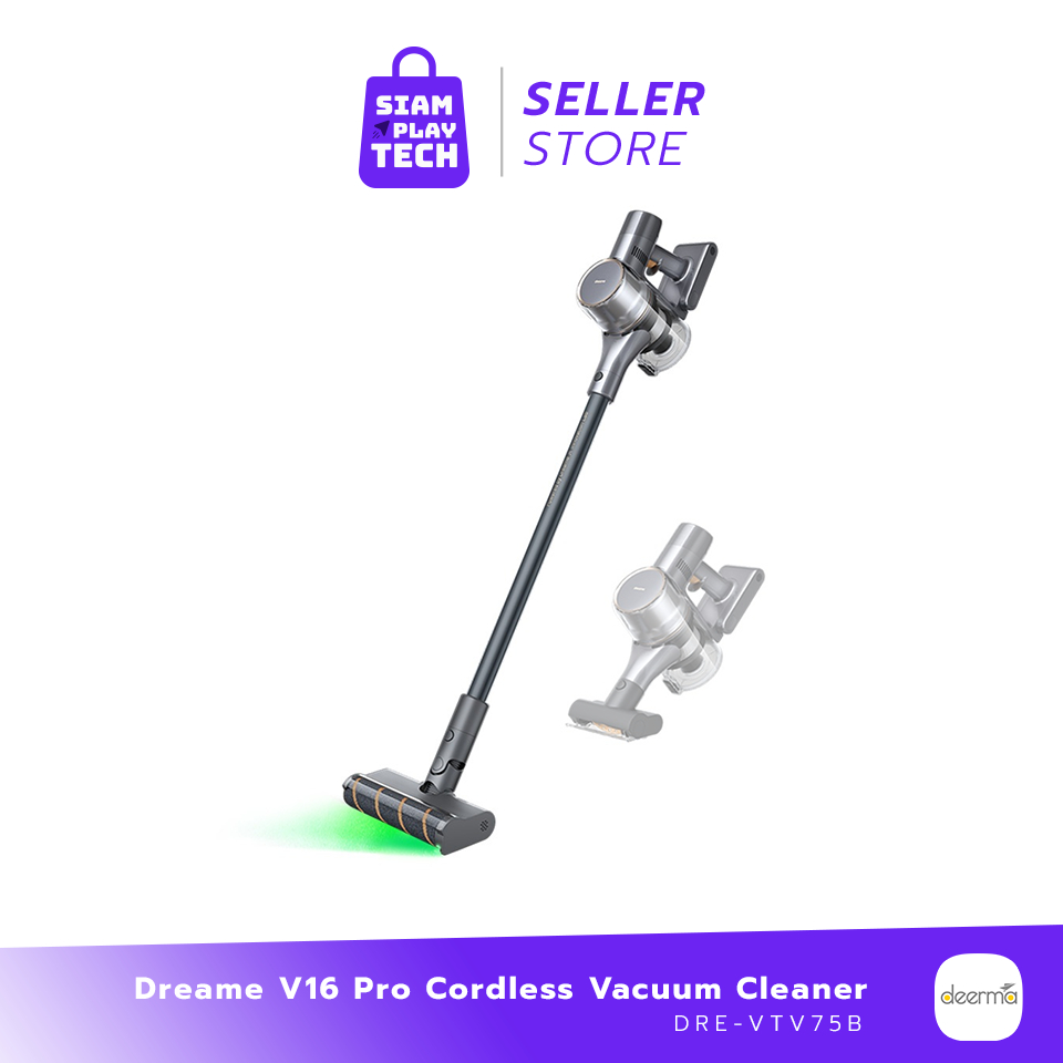 Dreame V16 Pro Vacuum Cleaner เครื่องดูดฝุ่นไร้สาย ตรวจจับฝุ่นด้วยแสงสีเขียว