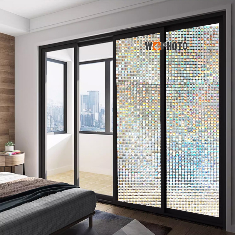 Total Blackout Window Film สติกเกอร์ฟิล์มติดกระจกหน้าต่าง 100% เพื่อความเป็นส่วนตัว สีดํา