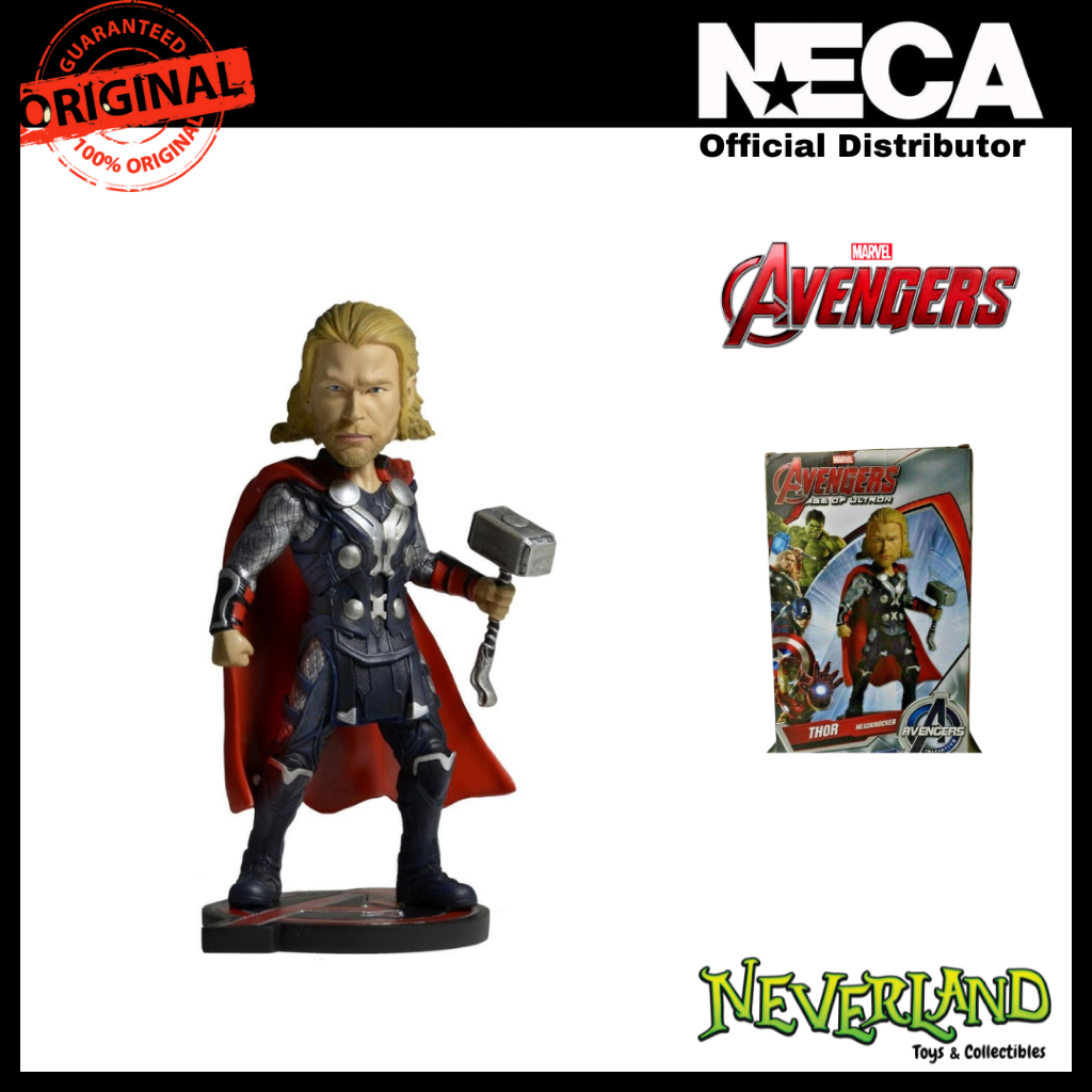 (NECA) Avengers: Age Of Ultron Thor Head Knocker***Damaged Box***