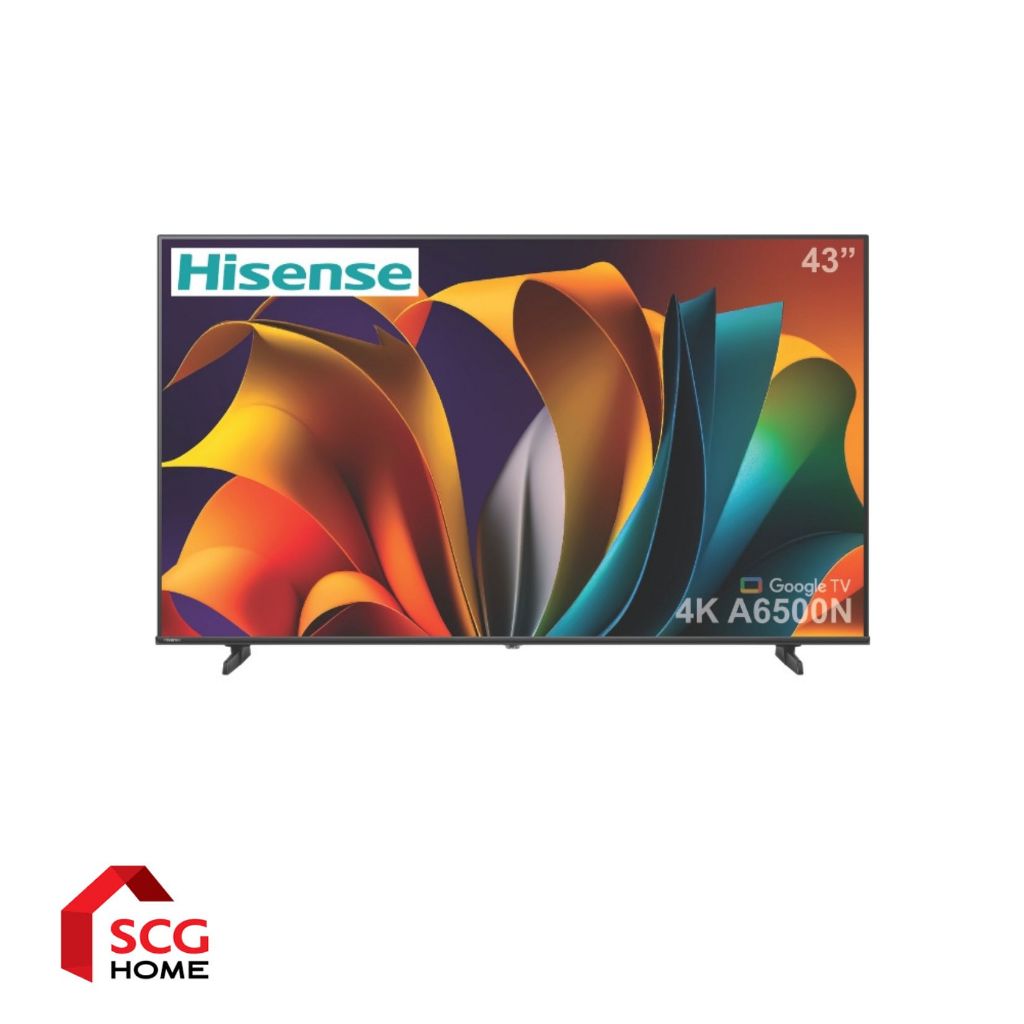 พร้อมส่ง Hisense TV 43A6500N ทีวี 43 นิ้ว UHD LED (4K, GOOGLE TV) รุ่น 43A6500N