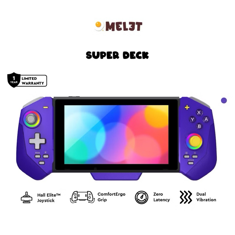 Omelet Super Deck For Nintendo Switch&Nintendo Switch OLED-Advanced Purple
