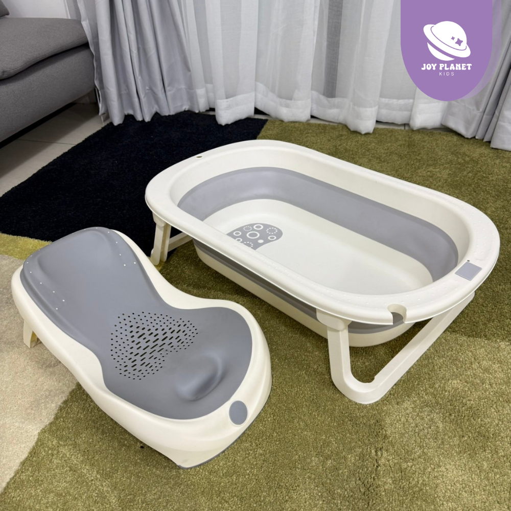(ส่งจากไทย) Joyplanet เซ็ตเก้าอี้+อ่างอาบน้ำ พับเก็บได้  เก้าอี้นอนอาบน้ำเด็ก รุ่น UW013 - รูปที่ 4