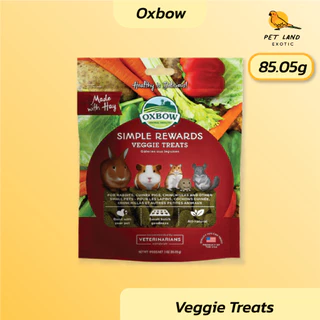 Oxbow Simple Rewards - Treats ขนมกระต่าย ขนมหนูแกสบี้ ขนมสัตว์ฟันแทะ รสผักและผลไม้ 15g.-40g.