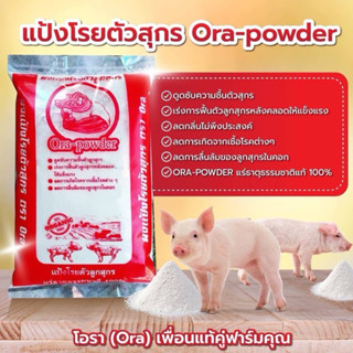 แป้งโรยตัวลูกสุกร โอรา Ora-powder แร่ธาตุจากธรรมชาติ100% เเป…