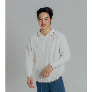 KINS | เสื้อสเวตเตอร์คอปก Sweater เสื้อกันหนาว เสื้อแขนยาว ของขวัญ [KN103]