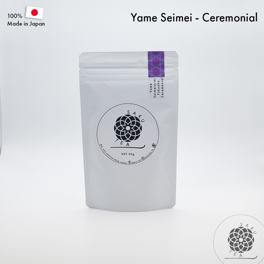 SAKU TEA - Yame Seimei せいめい 八女抹茶 Yame Ceremonial Matcha มัทฉะเกรดพิธี SAKU Tea  ชาเขียวมัทฉะ ผงมัทฉะ
