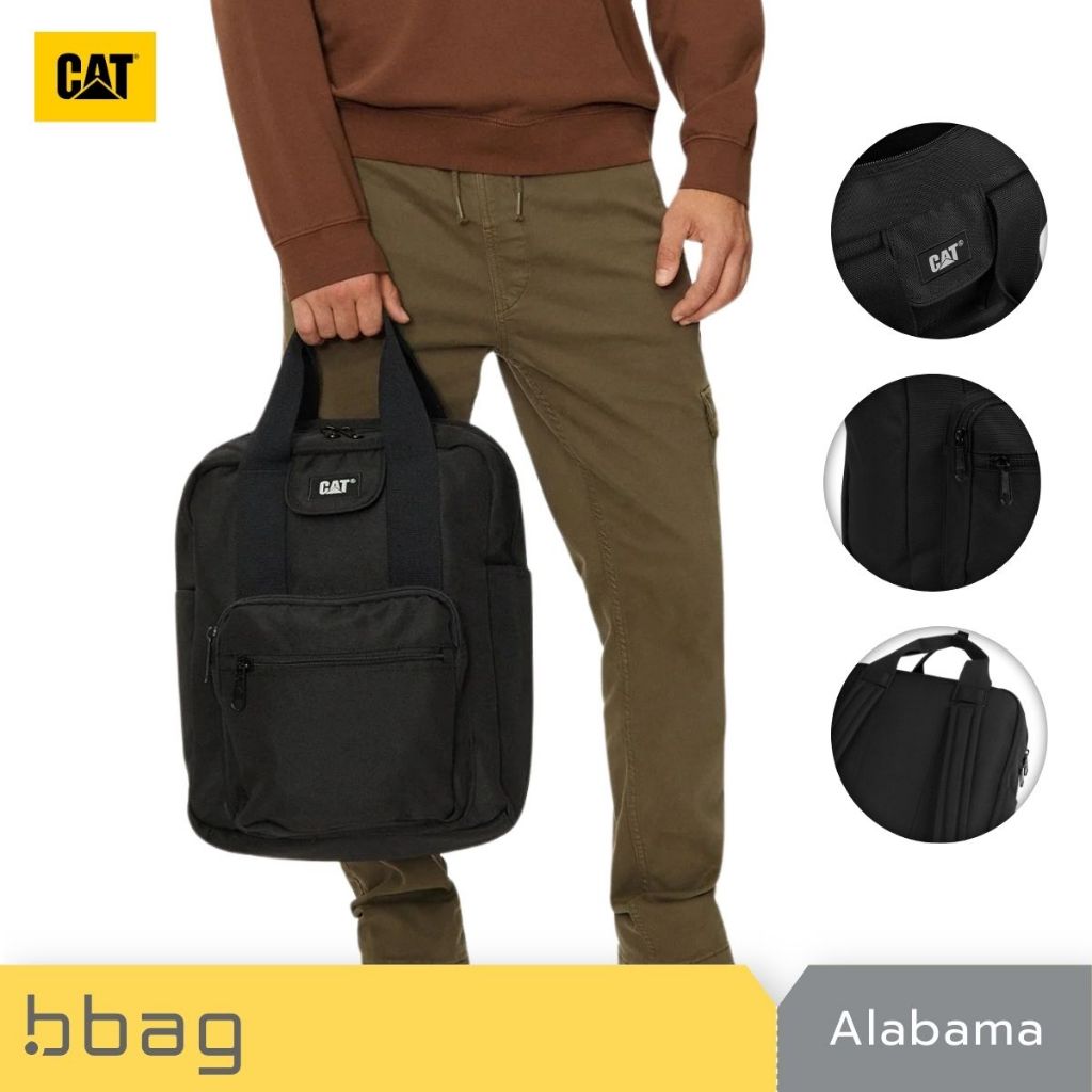 Caterpillar กระเป๋าเป้สะพายหลัง รุ่น Alabama (84559) 22 ลิตร ผ้าโพลีเอสเตอร์ 1200D ช่องเก็บ 6 ช่อง