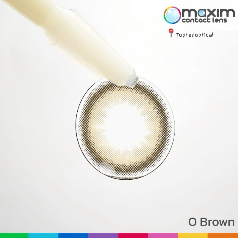 Maxim contactlens กล่องชมพู สี Obrown
