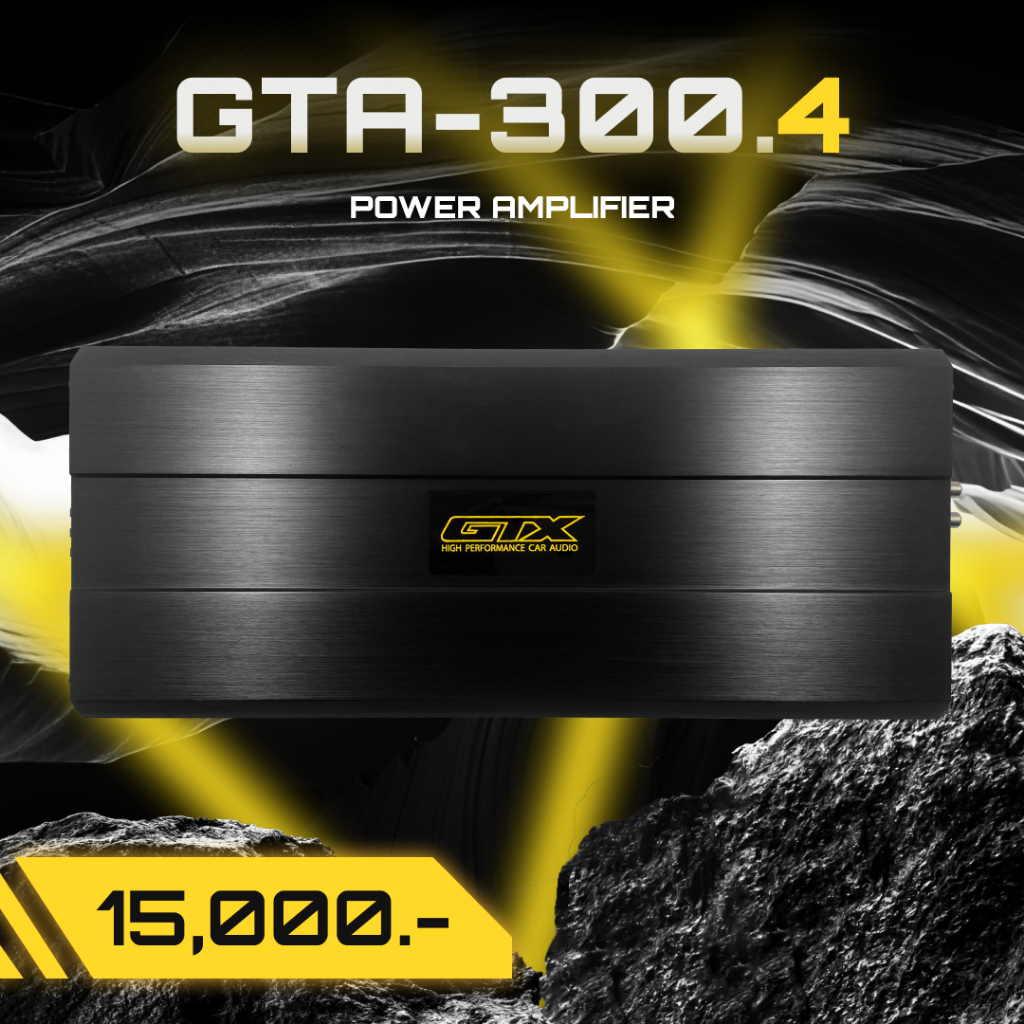(4 Channel Power Amplifier) GTX GTA-300.4 300 Watts