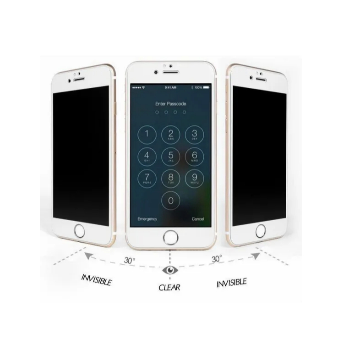 ฟิล์มกระจก กันเสือก Anti Privacy Tempered  For iPhone6Plus /iPhone6 Plus / iPhone6S Plus/ iPhone 6 P