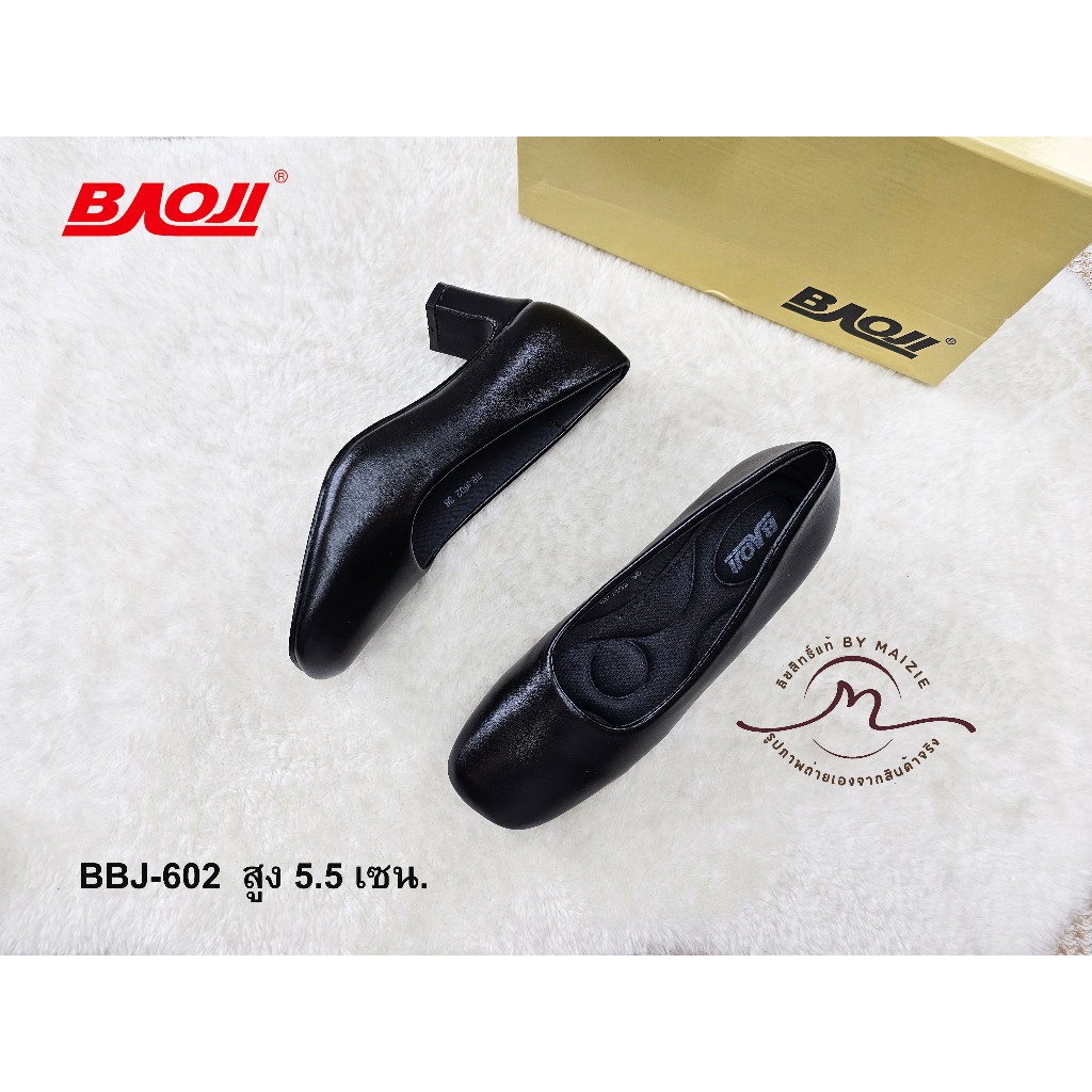 **BAOJI** [ลิขสิทธิ์แท้ ตัวแทนขายเอง] (BJ-602) รองเท้าผ้าคัชชู ใส่ทำงาน *ผู้หญิง