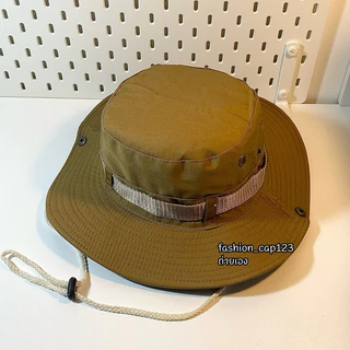 🌳หมวกเดินป่า หนา 2 ชั้นใส่เย็นสบาย แคมป์ปิ้เง↓ ⛺️ใส่ไปเที่ยวที่ไหนก็สวยเท่ บังแดด สไตล์วินเทจ มีพร้อมส่งค่ะอยู่ กทม