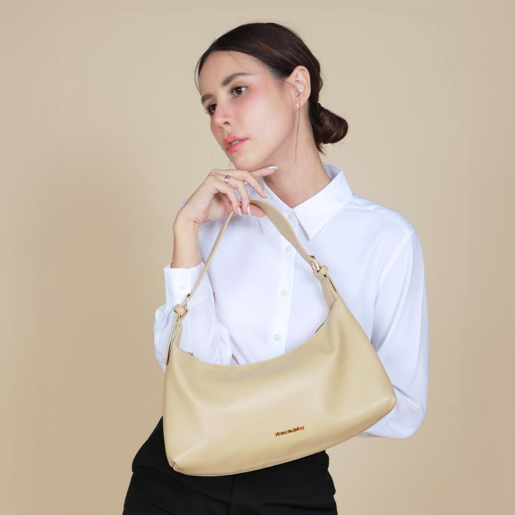 Montana West รุ่น Hobo Bag Shoulder Bags กระเป๋าสะพายไหล่สำหรับผู้หญิง สายหนัง หนังนิ่ม (MWC-073)