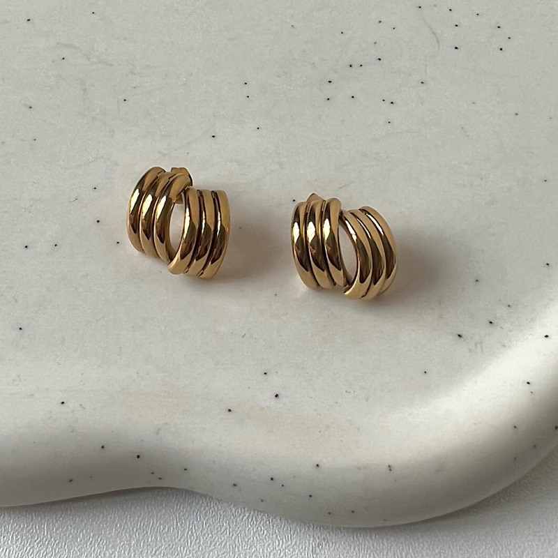 (ส่งได้ 14 เมย) Adore- Ally gold earring