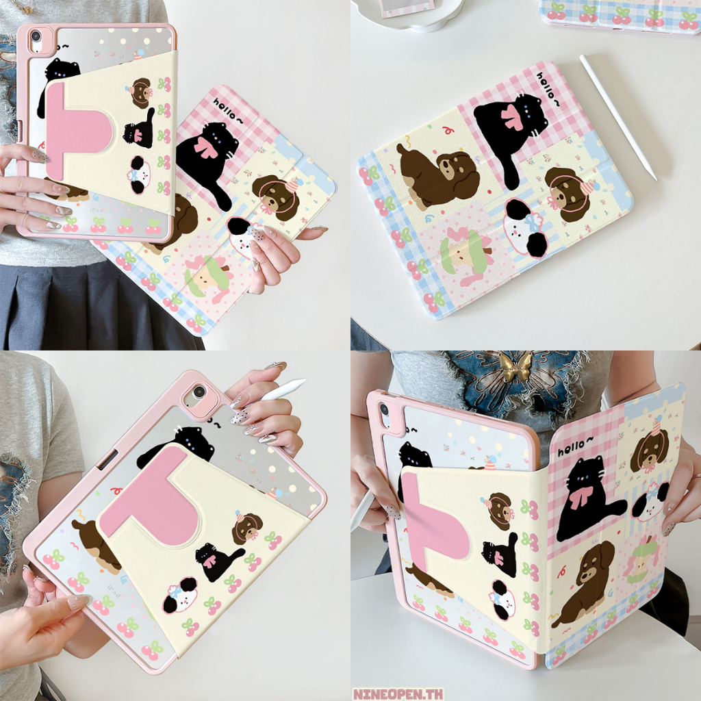 พร้อมส่งเคสiPadหมุน 360° Air8 Air7 Gen12 Gen11 รูปที่ 5