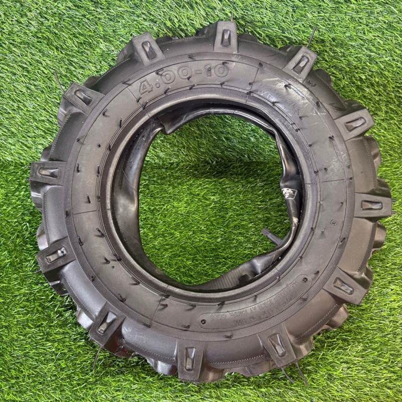 ยางรถไถ ขนาด 4.00-10 (แบบบั้ง) หนา 10 ชั้น รับน้ำหนักได้ 280 กิโล(ต่อเส้น) - รูปที่ 2