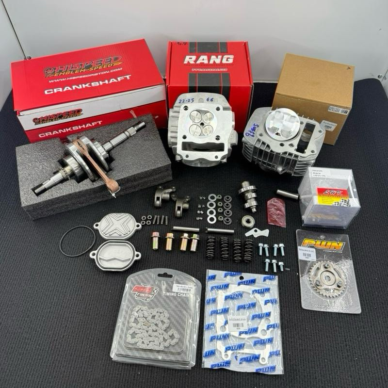 ชุด66/5 4วาล์วชุดท่อนตรง ฝาแรงพร้อมเซ็ต ลูกLHKสลัก15 เสื้อสำเร็จใส่กับชัก5ได้เลย และประเก็นมิเนียมโซ