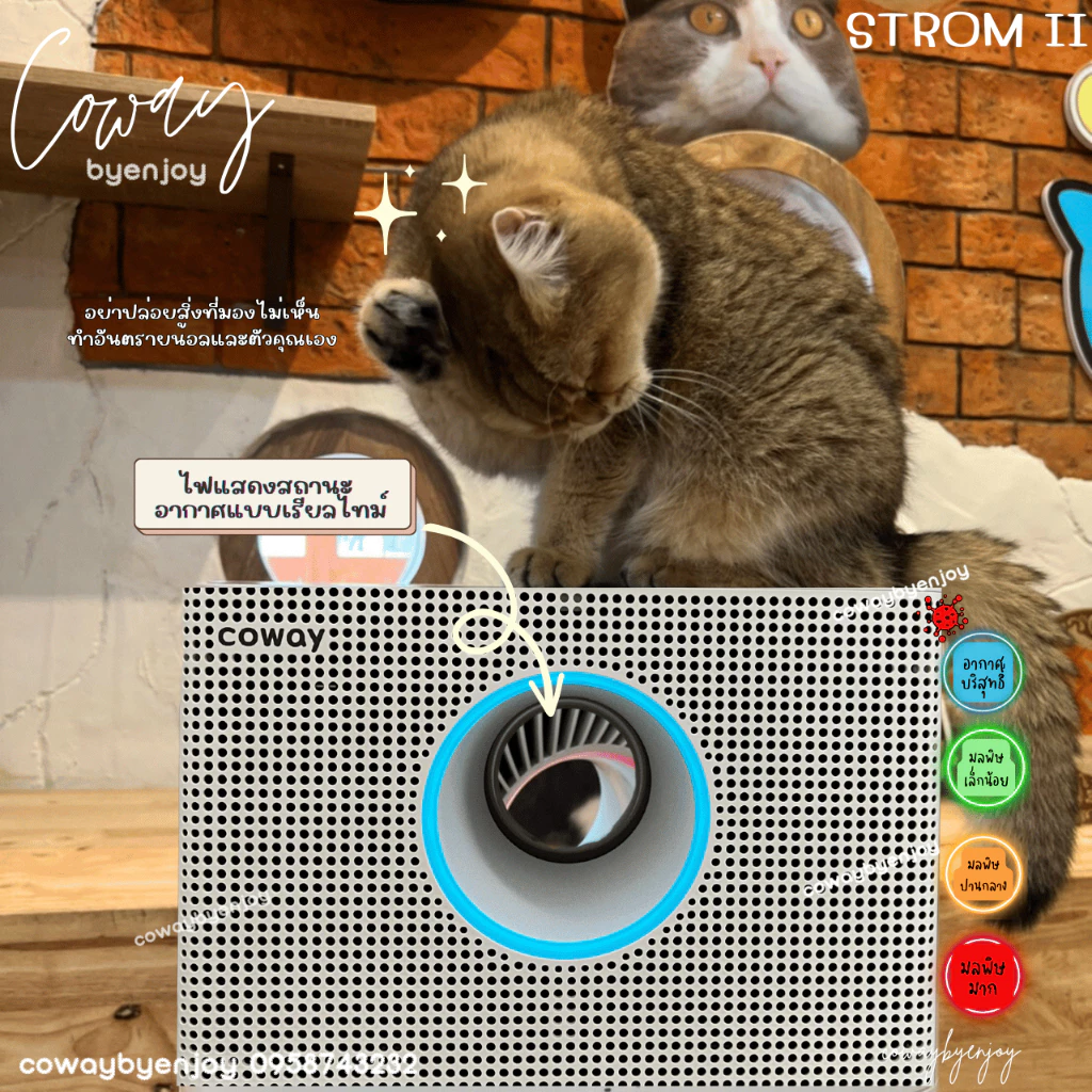 เครื่องฟอกอากาศ Coway รุ่น Storm II thumbnail 5