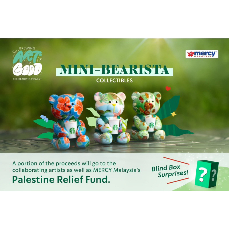 Mini Bearista Collectibles Blind Box 25th Year Malaysia