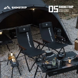 ShineTrip เก้าอี้พับ ปรับระดับ 4 ระดับ Size L รุ่น a507 รับน้ำหนัก140kg พร้อมกระเป๋าสะพาย