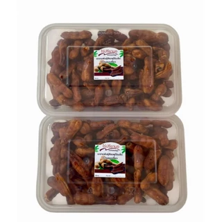 มะขามหวานแบบข้อรวม (ข้อ1-3)ไร้เมล็ด กล่องขนาด 500 กรัมแพ็คคู่ 2 กล่อง (หวานอมเปรี้ยว)พันธุ์สีชมพู
