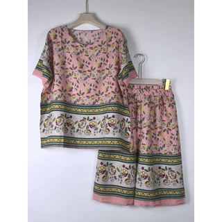 ชุดเชตคุณแม่ผ้าสปัน พริ้วๆ ใส่สบาย