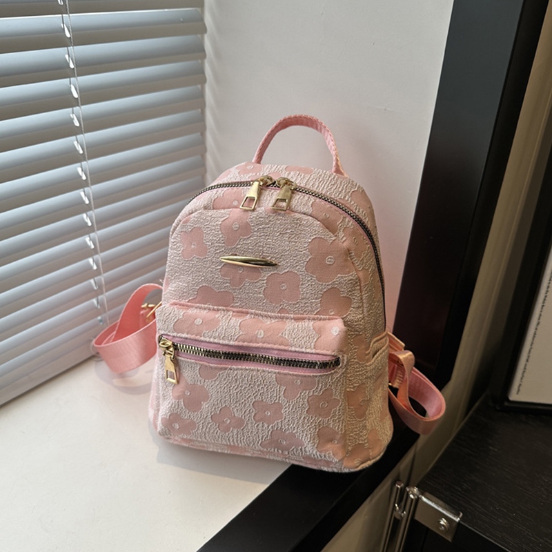 XWbrand มาใหม่ล่าสุด กระเป๋าเป้แฟชั่นฮิต ทรงสวยขนาดกระทัดรัด ลายดอกไม้สุดมินิมอล ราคาก็ประหยัดสุดคุ้ม มีติดบ้านไว้เลยจ้า