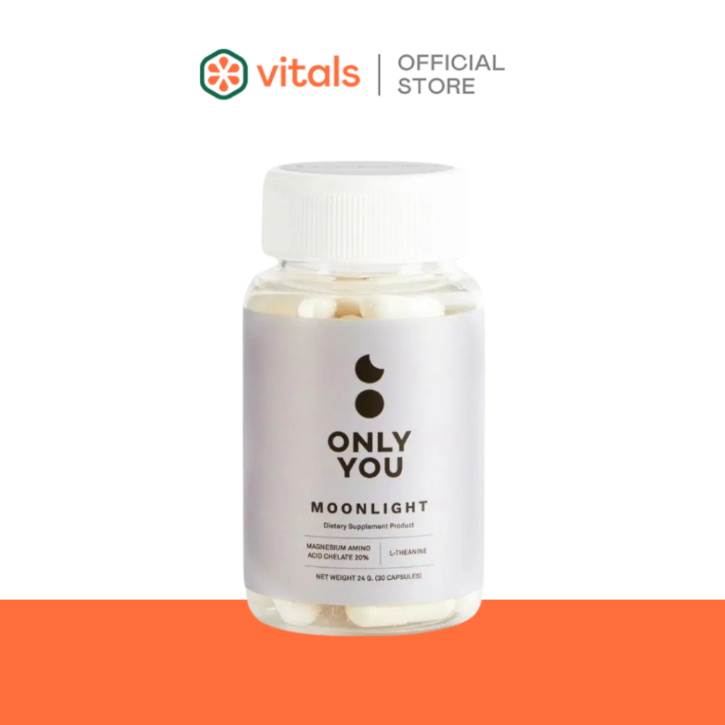 ONLY YOU Moonlight Magnesium amino acid chelate & L-Theanine ช่วยผ่อนคลายสมองและกล้ามเนื้อ ส่งเสริมการนอน