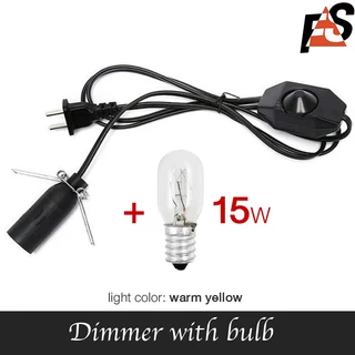 สายไฟหรี่แสง หลอดไฟ 15W, 40W โคมเกลือ หิมาลายัน Dimmer cable with bulb 15W, 40W Himalayan salt lamp