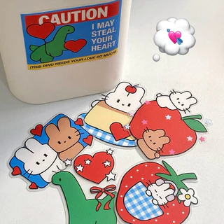 (Sticker Flake) Babidi & Kevin Ver.1 สติกเกอร์ไดคัทแยกชิ้น แบบใสพิมพ์ทึบ