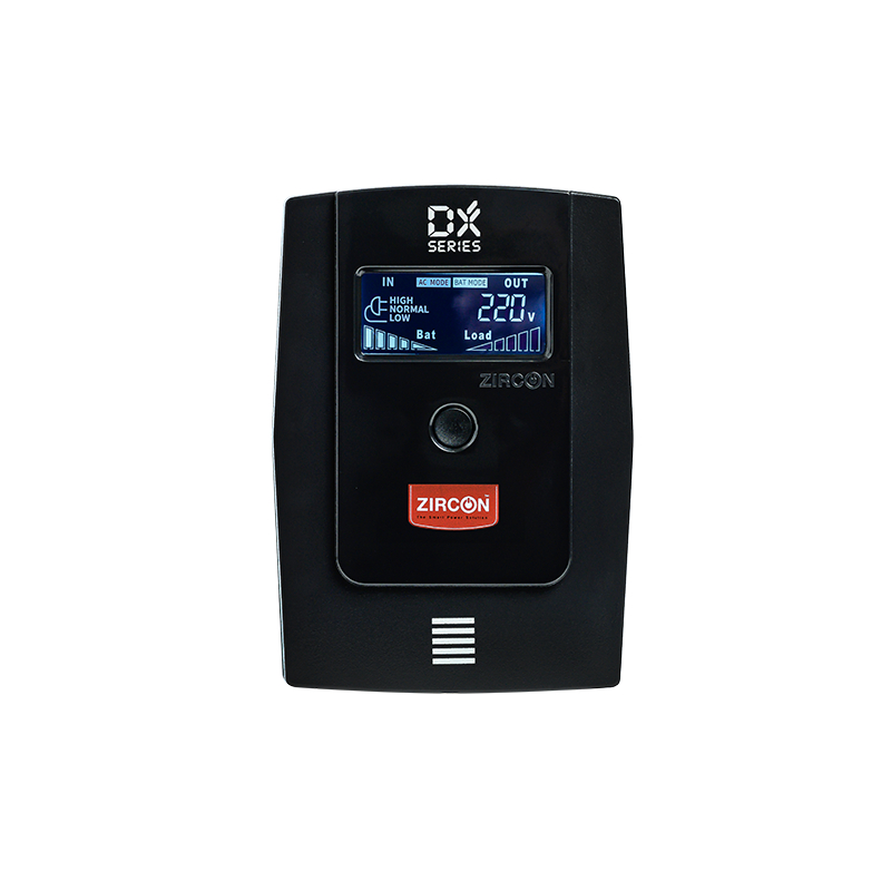 ZIRCON UPS 1000VA/550W DX-SERIES เครื่องสำรองไฟ ใช้งานง่าย มีหน้าจอดิจิทัลรุ่นใหม่/ประกัน 2 ปี