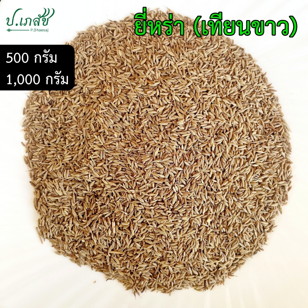 ยี่หร่า [500 / 1000 กรัม] เทียนขาว ยี่หร่าแห้ง เมล็ดยี่หร่า Cumin Seeds Caraway Seed