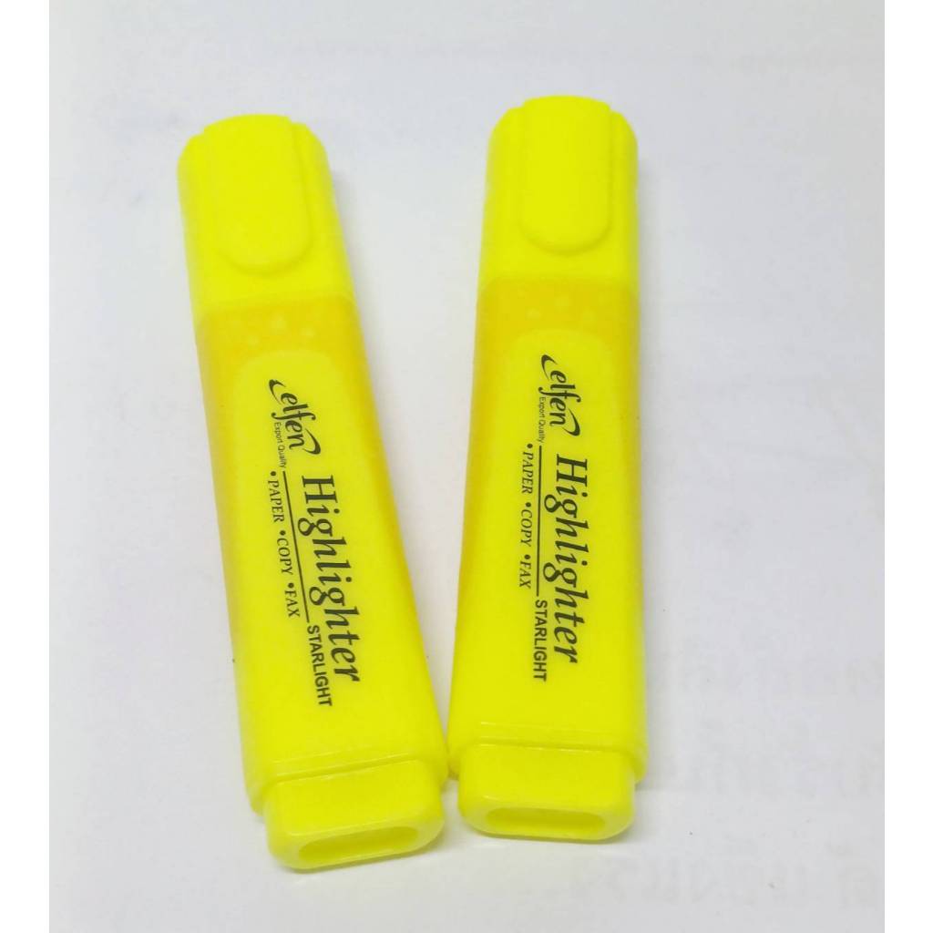 ปากกาเน้นข้อความ สตาร์ไลท์ ELFEN เหลือง