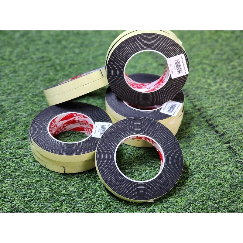 เทปโฟม กันรั่ว diy สติกเกอร์ กาวหน้าเดียว หนา2mm กว้าง15mm ยาว5M.โฟมฟองน้ำ แถบกันกระแทกแผ่นกันกระแทกป้องกันการชนกันไอน้ำ