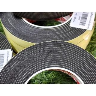 เทปโฟม กันรั่ว diy สติกเกอร์ กาวหน้าเดียว หนา2mm กว้าง15mm ยาว5M.โฟมฟองน้ำ แถบกันกระแทกแผ่นกันกระแทกป้องกันการชนกันไอน้ำ