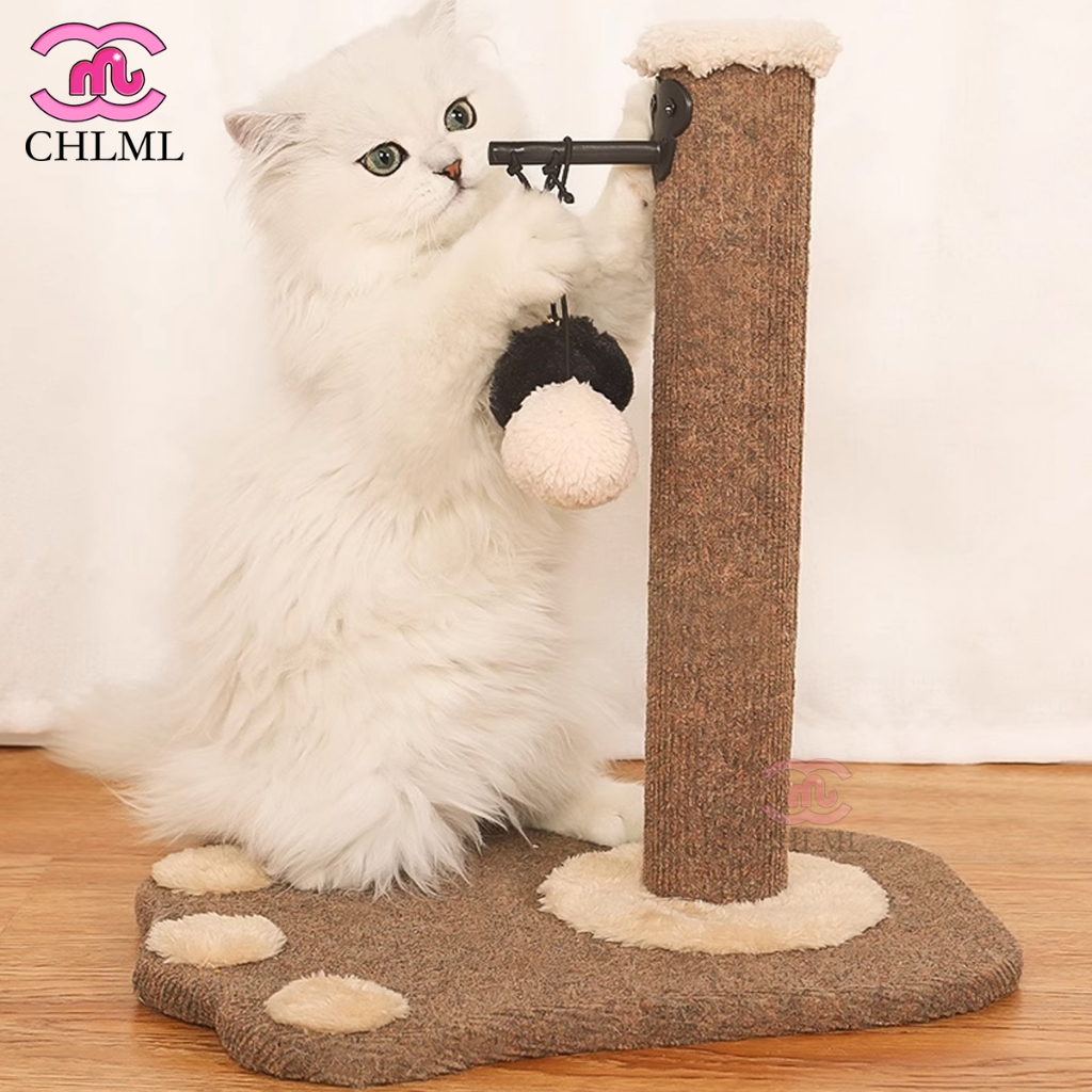 C4 คอนโดแมว ที่ฝนเล็บแมว เสาฝนเล็บแมว ที่ลับเล็บแมว ที่ฝนเล็บแมว แบบเสาเดียว ที่ข่วนเล็บแมว ของเล่นแ