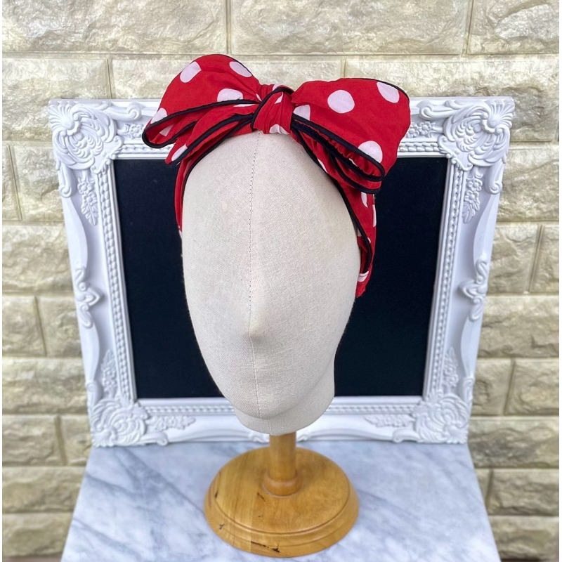 คาดผมโบว์กุ๊นขอบ ลวดดัดได้ แบรนด์HISO🎀ส่ง📮🇹🇭