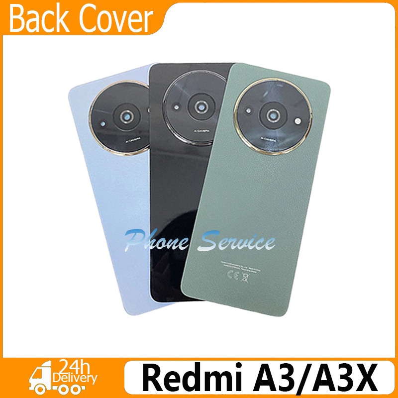 ฝาหลัง (back cover) กระจกด้านหลัง สําหรับ Redmi A3/A3X