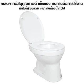 สุขภัณฑ์ ชักโครก Blue Diamond รุ่น FH-3140 แบบนั่งราบ ราดน้ำ คุณภาพดี มีสินค้าพร้อมส่ง