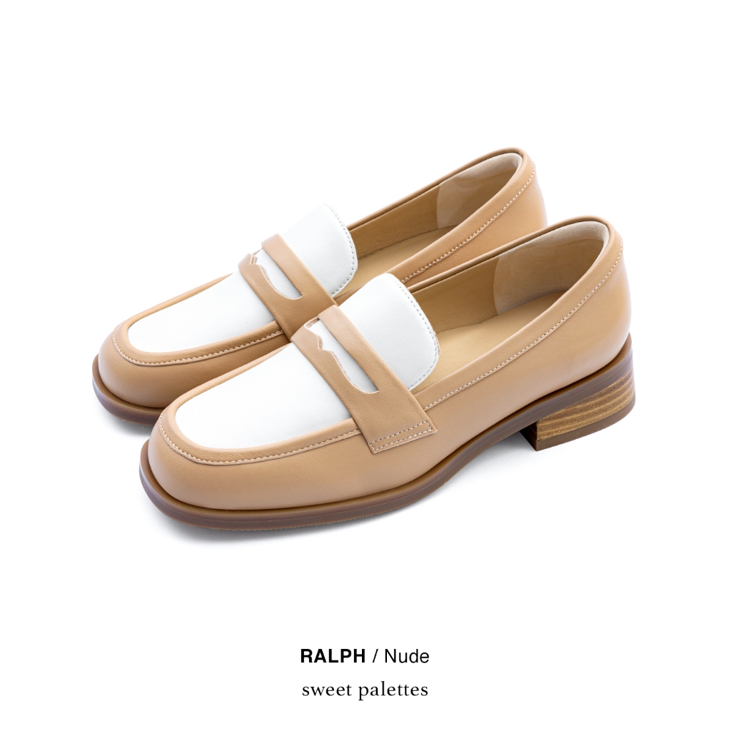Sweet Palettes รองเท้าหนังแกะ Ralph Nude