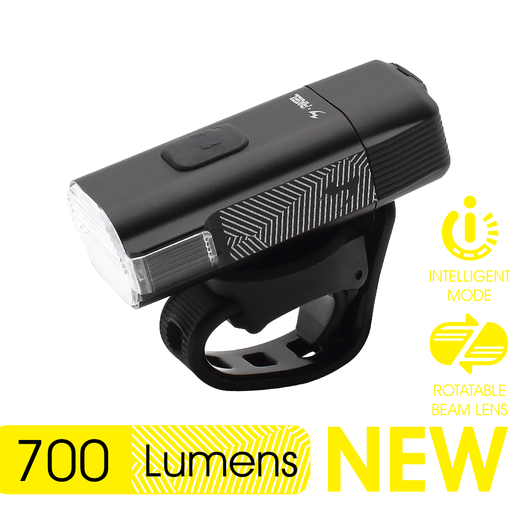 ไฟหน้า MOON RIGEL 700 LUMENS ไฟหน้าจักรยานอัจฉริยะ สว่างแรง พร้อมระบบ Smart Sensor