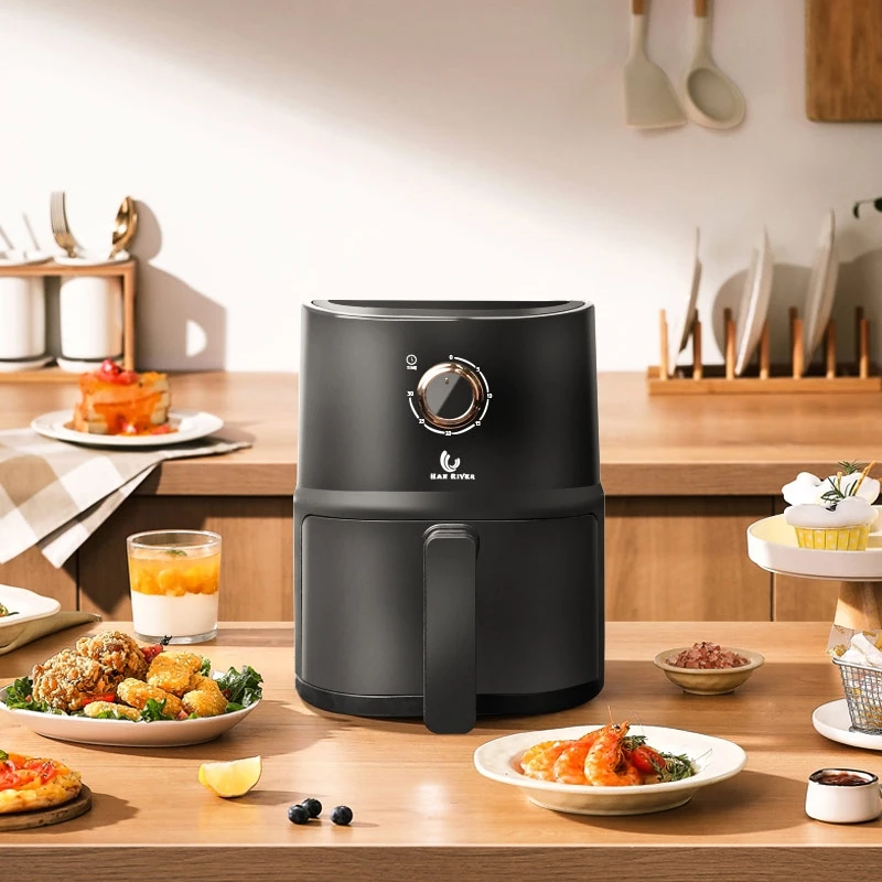 HAN RIVER หม้อทอดไร้น้ำมัน Air Fryer 3.5L 1000W หม้ออบลมร้อนมัลติฟังก์ชัน ทำอาหารไขมันต่ำ รุ่น PW408 thumbnail 4