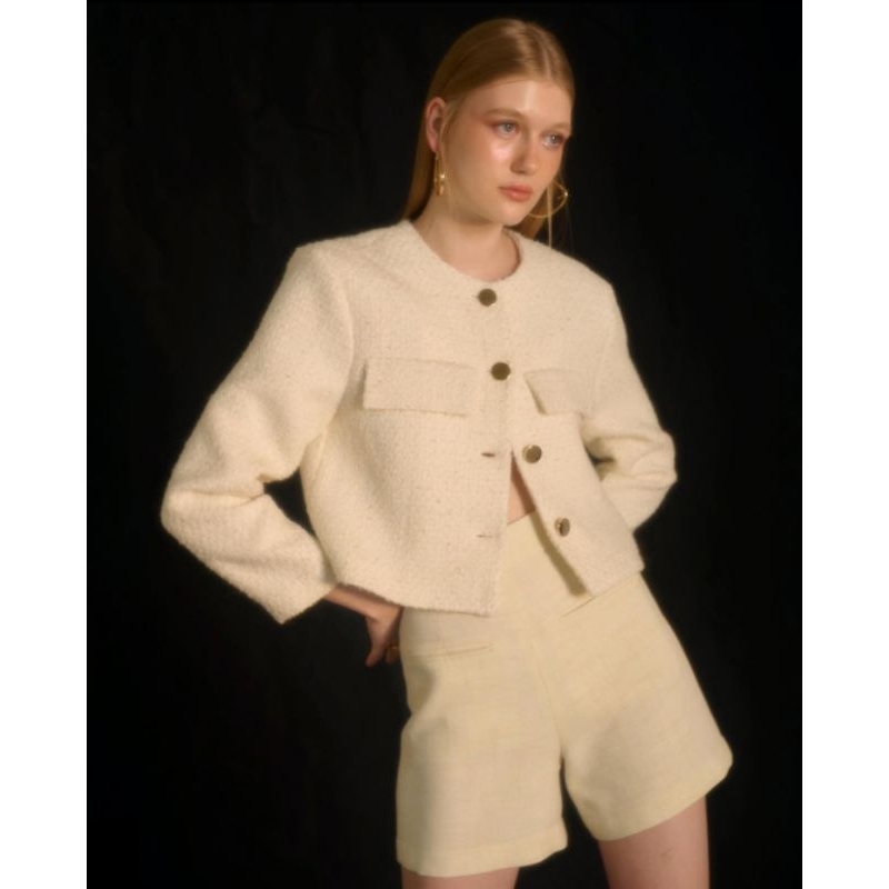 BNK Brand Milan Tweed สีขาว