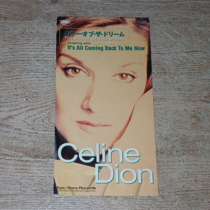 Celine Dion ซีดี 3" Inches CD Single The Power Of The Dream & It's All Coming Back To Me Now Japan E