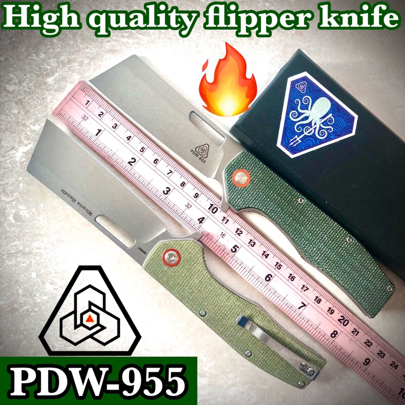 High quality flipper knife PDW-955 for collection and use camping 🏕️