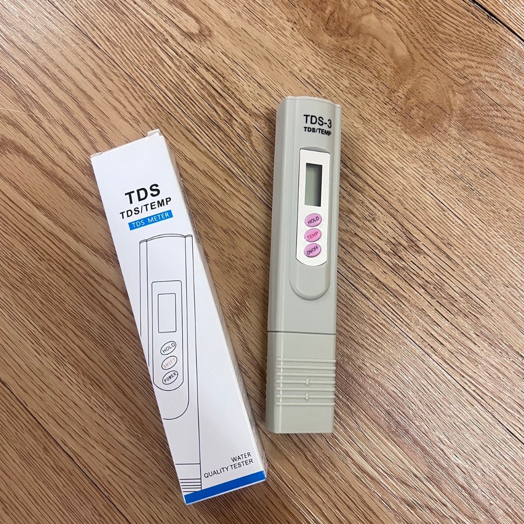 TDS ปากกา วัดค่าสารละลายในน้ำ รุ่น TDS-3 - Cream ปากค่าวัดค่าน้ำ วัดค่าTDS พร้อมถ่าน