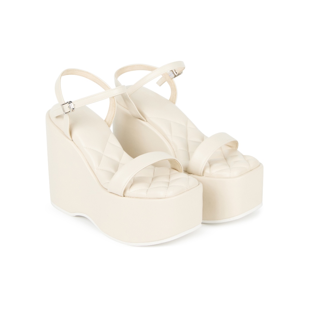 SHU RUNWAY 4.5" MEGA PLATFORM ORIGINAL ANKLE STRAPS รองเท้าส้นสูง